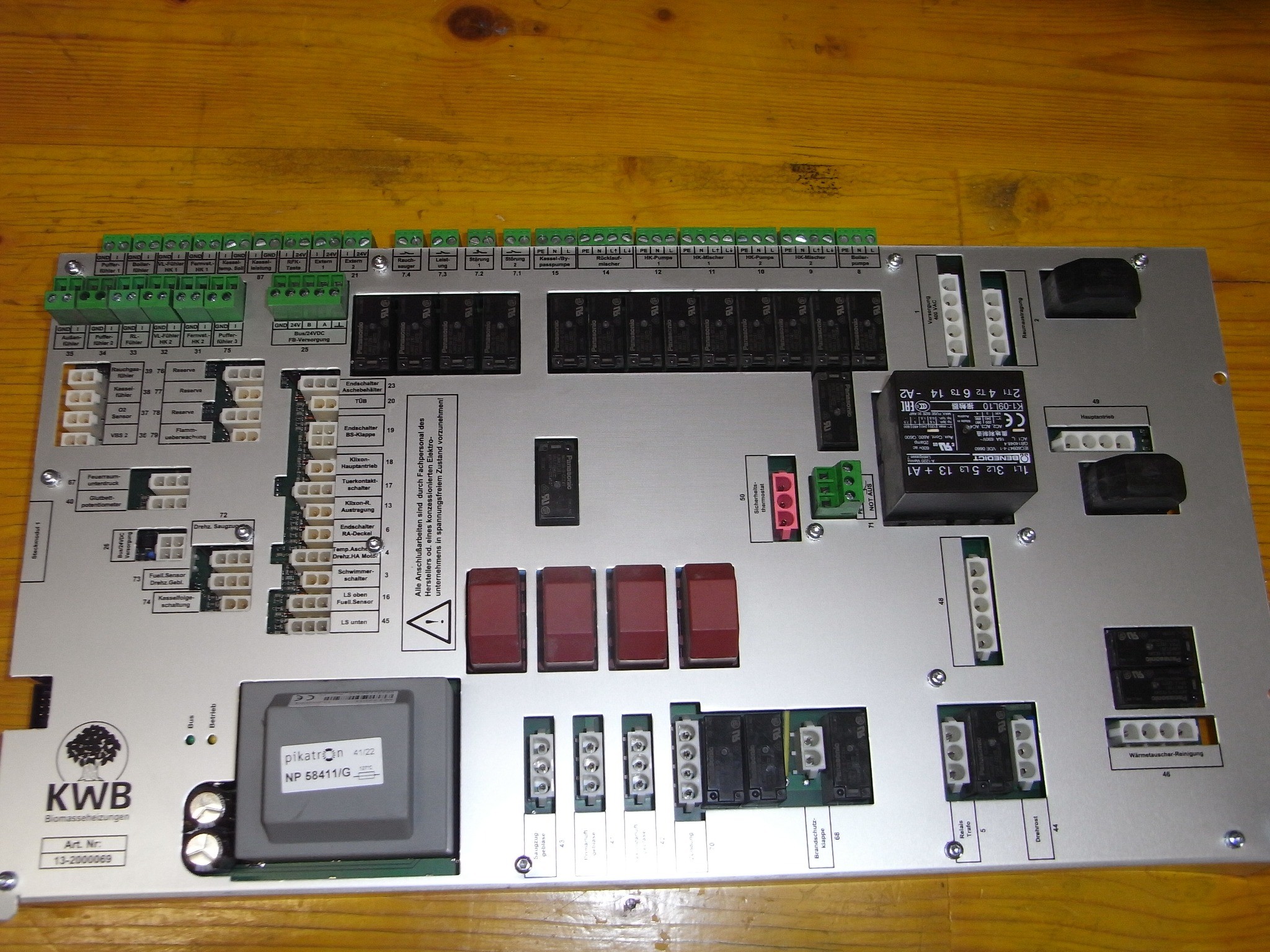 KWB - 13-2000069 Steuerplatine mit Relais zur Reparatur
